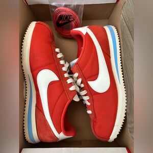 Nike Cortez Red and White Sneakers